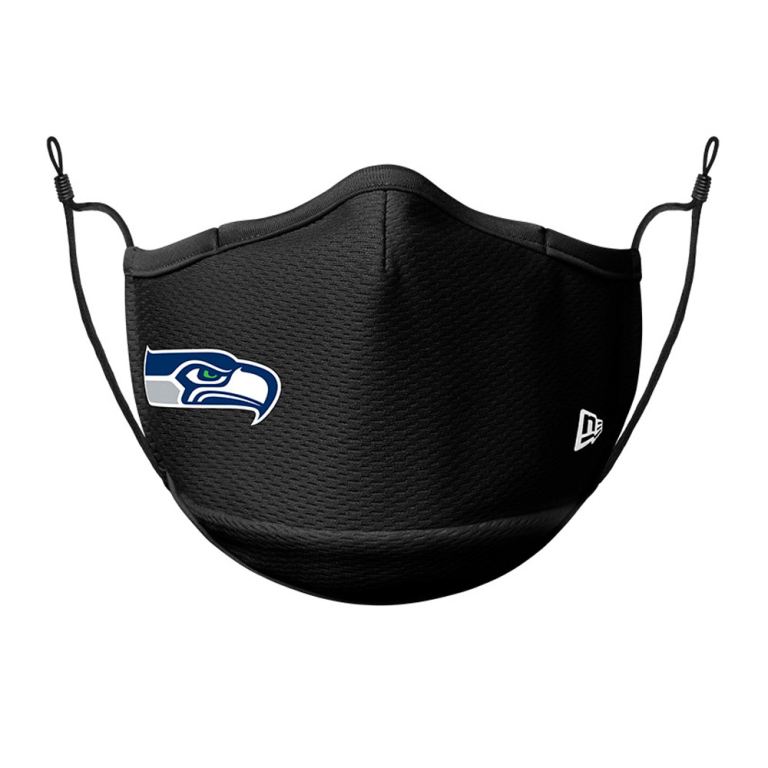 Accesorios New Era Nfl Negros - Seattle Seahawks Face Cover 92875BQRA